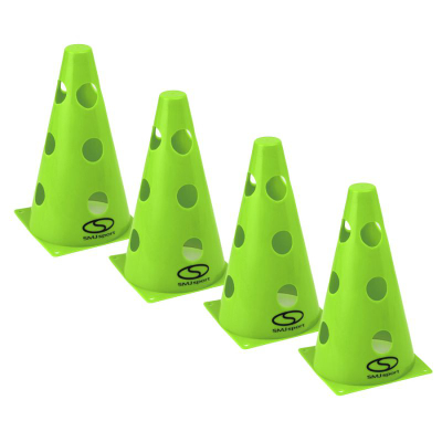 Set kone stërvitje SMJ Sport PT4-12WH-G, 23 cm, 4 copë, jeshile