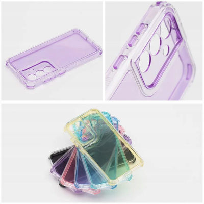 Futrollë telefoni Matrix Clear për Samsung Galaxy A07, plastike, anë të forcuara, lejla e çelët