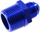 Përshtatës TurboWorks AN8 3/4 NPT, alumin, për vaj ujë karburant, blu