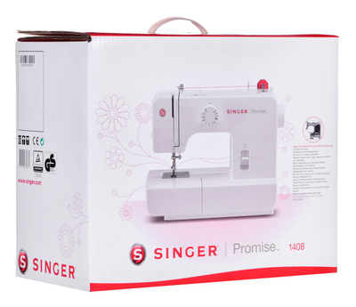 Makina qepëse Singer Promise 1408, 8 lloje qepjesh, mekanike, e bardhë