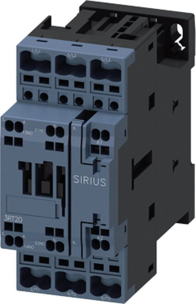 Kontaktor Siemens 3RT2, 3 pole, 25A 11kW, spirale 230V AC