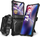 Kuti mbrojtëse i-Blason Armorbox për Samsung Galaxy Z Flip7, me këmbëz, me xham për ekran, e zezë