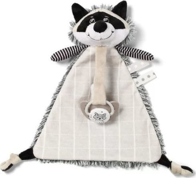 Lodër përkëdhelëse Babyono Racoon, e zezë