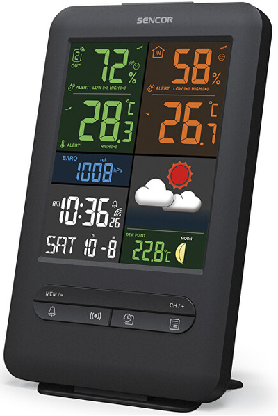 Sencor SWS 7300 Метеоролошка Станица, Црна