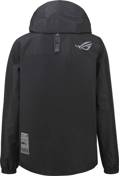 Xhaketë me kapuç Asus ROG Space CJ2002, kundra erës, madhësia S, e zezë gri