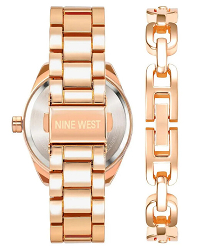 Сет часовник + нараквица Nine West NW/2790RGST