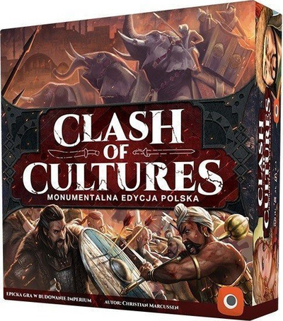 Lojë tavoline strategjike Clash of Cultures, edicioni polak, për të rritur, shumëngjyrëshe