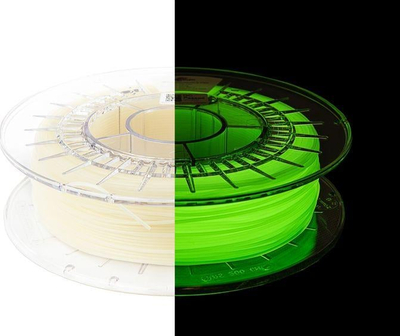 Filament 3D Spectrum S-Flex 90A, 1.75mm, 500g, Glow in the Dark, verdhë-jeshil