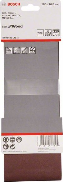 Rrip gërryes Bosch PRO X440, 75 x 533mm, granullim 80, set 10 copë