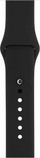 Rrip silikoni Mercury për Apple Watch 44mm, kompatibil seri 4 5 6 SE, i zi