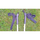 Shkopinj trekking Best Sporting, alumin, rregullueshëm 84-140 cm, argjendtë