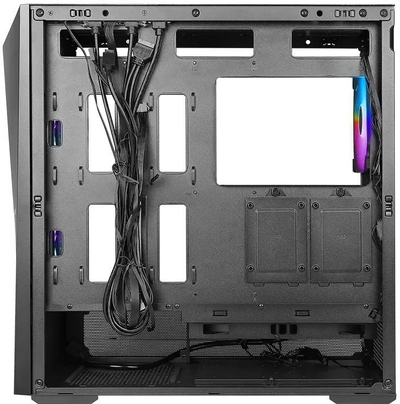 Kuti kompjuteri AZZA Reaver 225K01, MIDI ATX, 3 ftohës RGB, e zezë