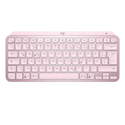Tastierë Logitech MX Keys Mini, RF Wireless + Bluetooth, rozë