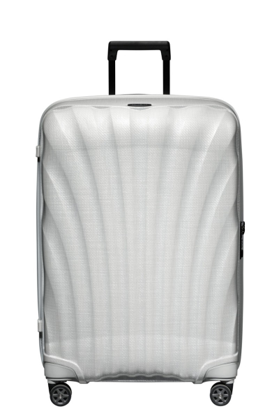 Valixhe Hard Me 4 Rrota Samsonite C-Lite 75/28 Ngjyrë Off White