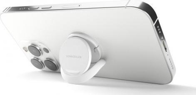 Mbajtëse telefoni Vonmählen Backflip Signature, 3 në 1, për smartphone, argjendi