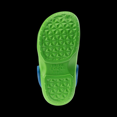 Sandale për kalamaj Coqui MAXI Jungle, ergonomike, jeshile blu