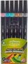 Set markerash me dy anë Cricco Metallic Brush, 6 ngjyra, kuti PVC