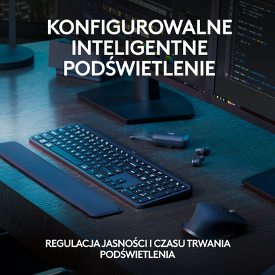 Set tastierë dhe maus Logitech MX Master 3S for Business + MX Keys S Wireless, Bluetooth Logi Bolt, grafit