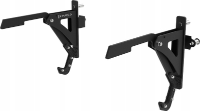 Doreza rrotulluese fitnesi HMS MNL02, ergonomike, set, të zeza