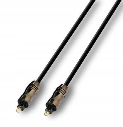 Kabllo optike Alva OK0300PRO, 3m, lidhje TOSlink, e zezë