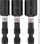 Set bitash impact Bosch Pro, 3 pjesë, sistem imperial, çelik i fortifikuar