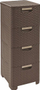 Raft me sirtarë Curver Tourist Half Column Style, 33cm, 4 sirtarë, kafe