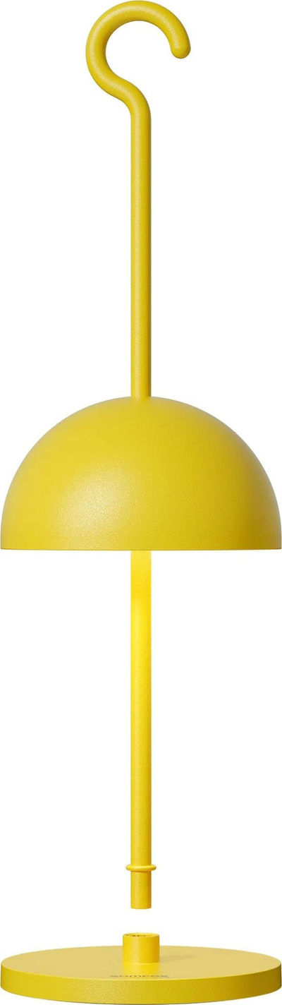 Llambë tavoline LED me bateri, 2.5W, 238lm, e verdhë