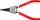 Pinca për unaza Seeger të jashtme Yato YT-2136, 180mm, të drejta