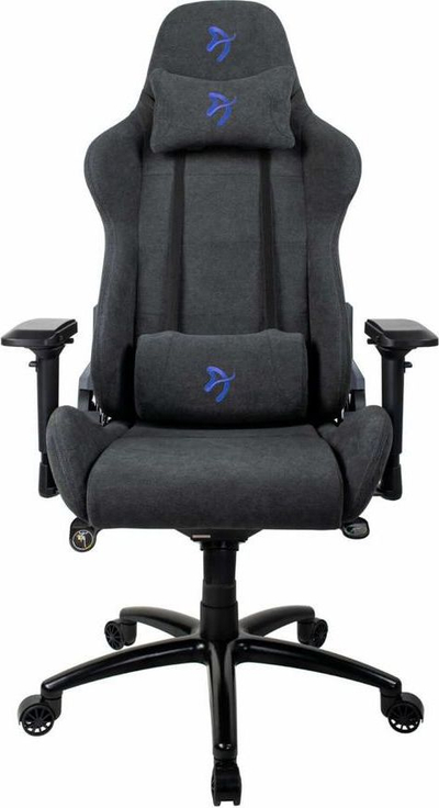 Karrige gaming Arozzi Verona, ergonomike, me shpinë t’madhe, gri e errët blu