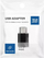 Adapter USB BlueStar USB C në MicroUSB, për karikim dhe të dhëna, i zi