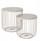 Set tavolinash metalike Boltze Home Cindy, 41 cm, 47 cm, bezhë