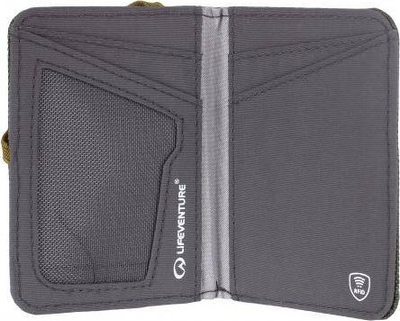 Portofol për karta RFiD Blocking Slim, najlon i ricikluar, mbrojtje RFiD, i zi