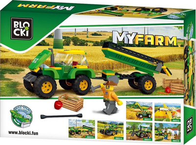 Lodër Klocki BLOCKI MyFarm, traktor me rimorkio