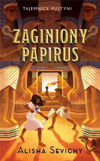 Libër Lost Papyrus Secrets of the Desert Volume 1, roman me aventura, për të rinj, me kopertinë me ngjyra