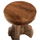 Tavolinë Logg druri teak Φ40×45 cm (HM9351)
