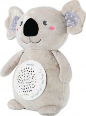 Lodër pelushi Milly Mally Milly Koala, me projektor nate, me melodi dhe white noise, gri