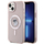 Mbulesë telefoni Karl Lagerfeld KLHMP15MHFCCNOP, për iPhone 15 Plus 14 Plus 6.7", MagSafe, rozë