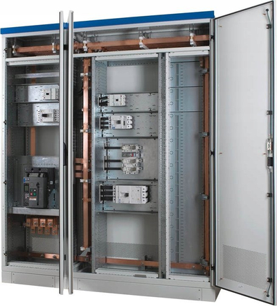 Muri i pasëm për kabinet elektrik Eaton XSWV2010, 2000x1000mm, çelik, gri