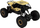 Makina lodër me telekomandë Off-Road High Wheels 1:18, plastike, e zezë gold