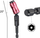 Adapter këndor magnetik për bit, 1/4", deri 20°, i zi me rozë metalike