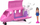 Set lodër Barbie Mini BarbieLand Doll and Vehicle, kukull 3.8 cm, avion Dreamplane me ndryshim ngjyre, shumëngjyrësh