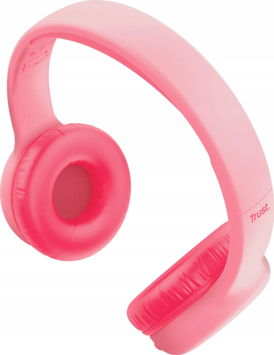 Kufje wireless për kalamajt Trust NOUNA, Bluetooth, mikrofon, rozë