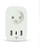 Prizë e mençme Nedis N WIFIP151EWT, WiFi, USB A dhe USB C, e bardhë