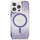 Maskë telefoni Guess HC Resin Bottom Glitter MagSafe për iPhone 16 Pro, me shkëlqim, lejla
