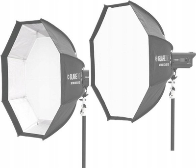 Set difuzorësh GlareOne Octa 120 PRO, i brendshëm, i jashtëm, i bardhë