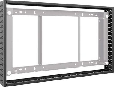 Kapak muri për monitor HAGOR Cover Set WH OH55, për Samsung OH55, për përdorim të jashtëm, i zi