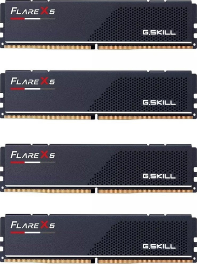 Memorie RAM G.Skill Flare X5 256GB, DDR5 6000MHz, Quad Kit, e zezë