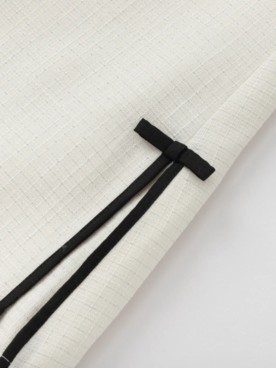 Fustani - Scallop Collar Bow Dress