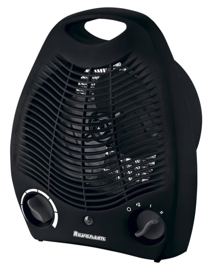 Ngrohës me ventilator Ravanson FH-105 B, 2000W, me termostat me rregullim, i zi