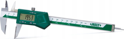 Kalliper dixhital Insize 1166-150A, 150mm 6", çelik inoks, jeshil